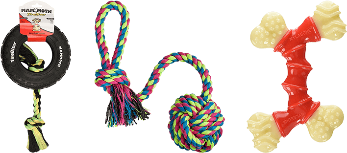 Best Indestructible Dog Toys For Pit Bulls - Big Rope Toys For Dogs (800x325)