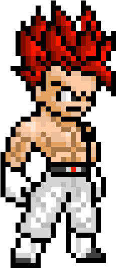 Drake - Dibujos Pixelados De Goku (480x560)