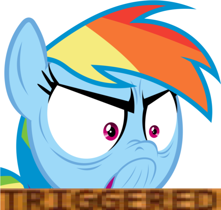 Image Black And White Download Drake Vector Edits - My Little Pony Angry (960x720)