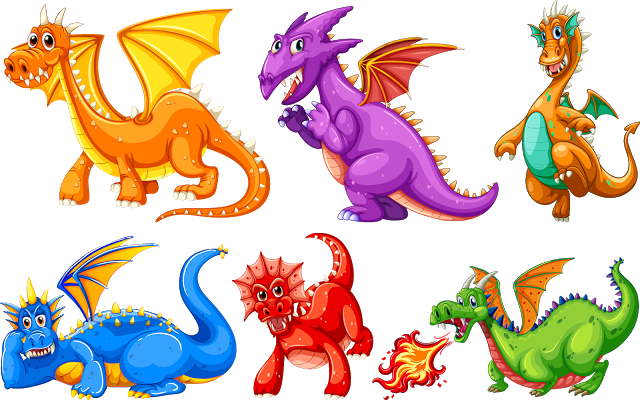 Dragon Images, Clipart, Art Images, Drake, Animation, - Cartoon Dragons (640x400)