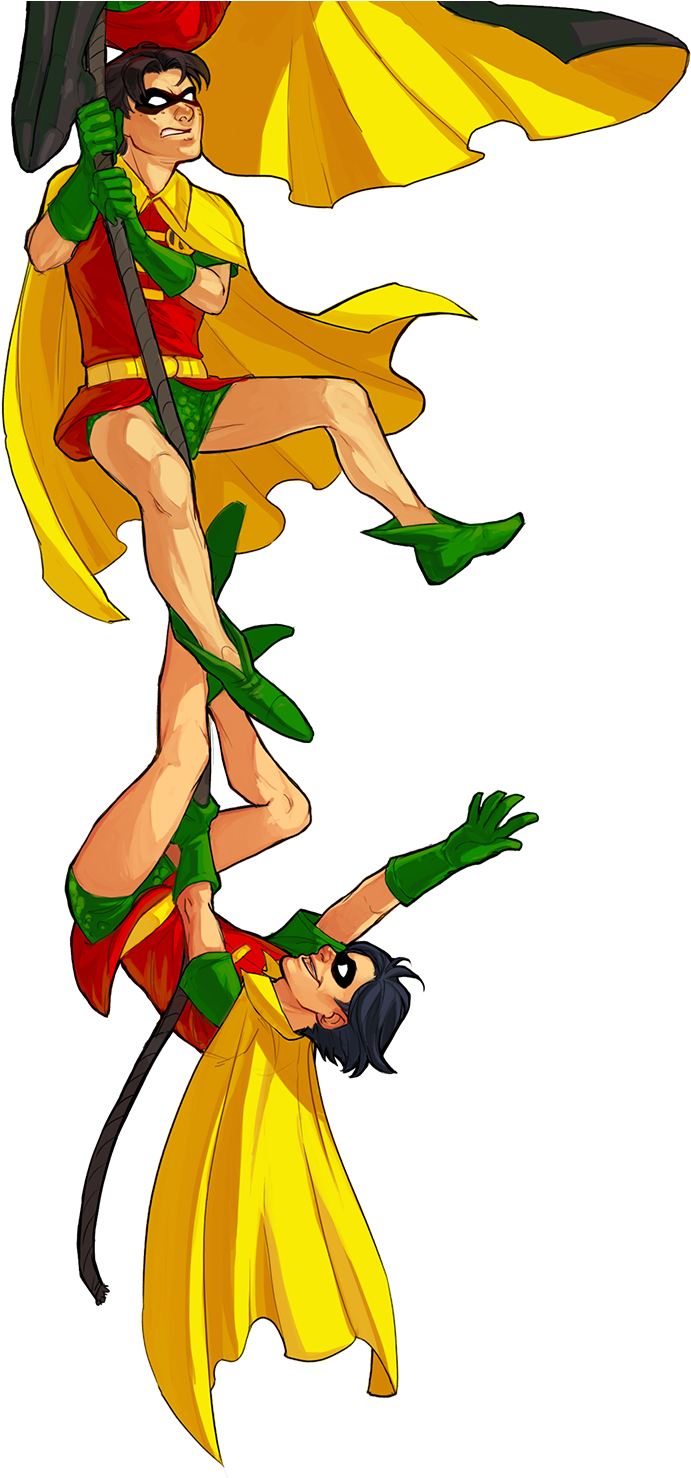 My Art Robin Dick Grayson Jason Todd Damian Wayne Tim - Todas As Versões Do Robin (1000x1477)