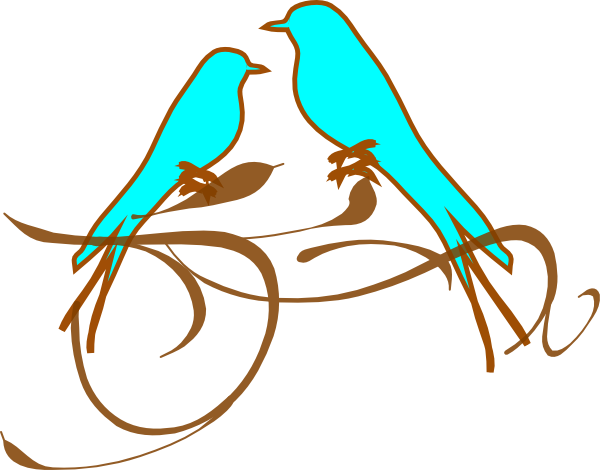Wedding Vector Love Birds (600x470)