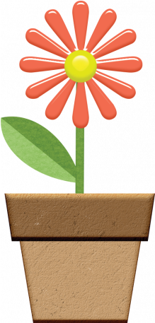 Chipboard Flower Pot 01 Graphic By Gina Jones - Wicked Good Cupcakes Logo (456x456)