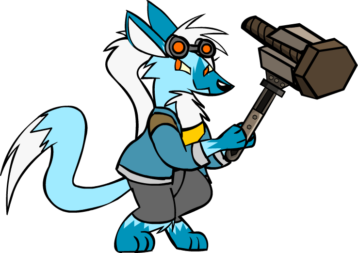 Zinnia By Dleowolf - Cartoon (738x522)