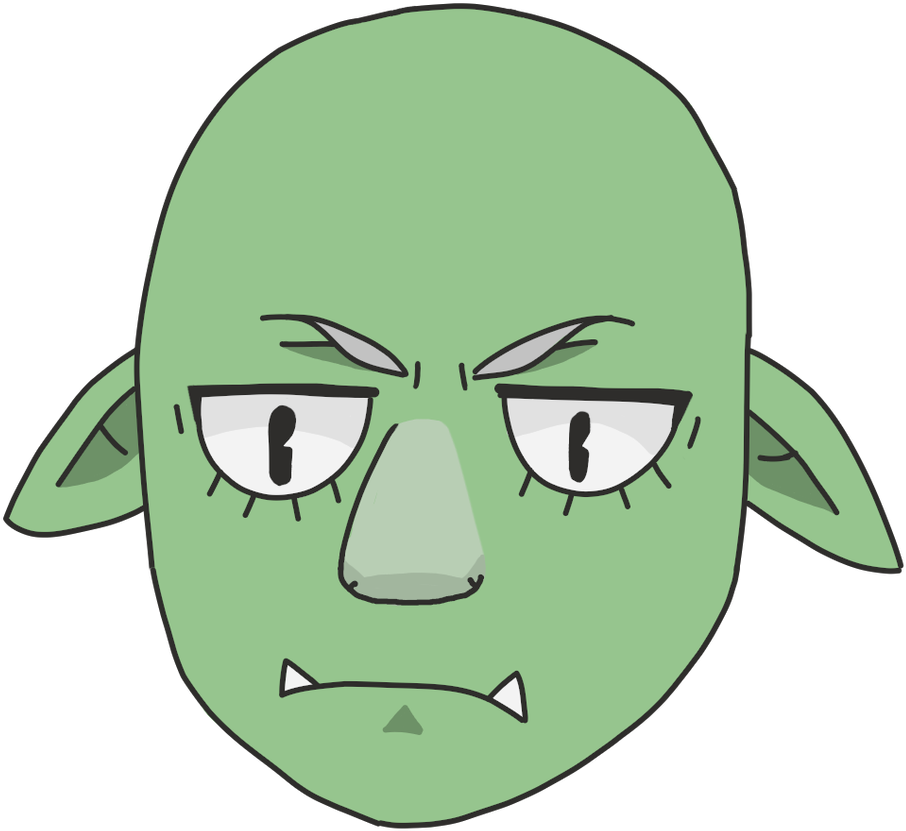 I'm Not A Gnelf, I'm Not A Gnome, - Cartoon Man Face (922x867)