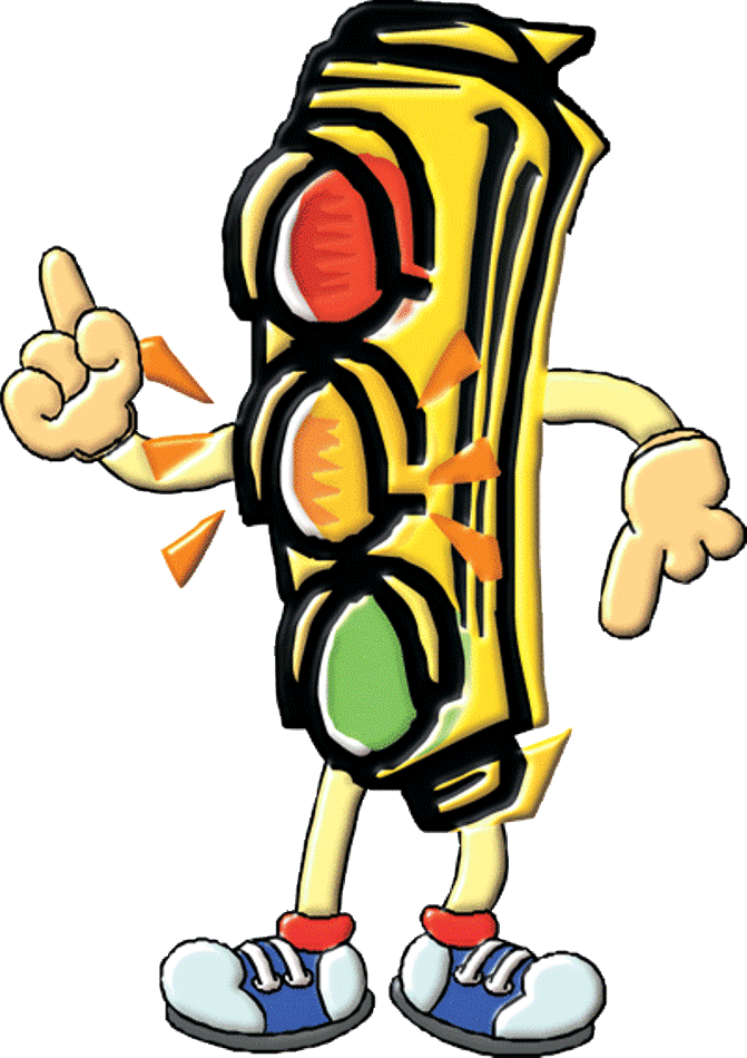 Semaforo Divertido Para Niños - Dice Un Semaforo A Otro (671x950)