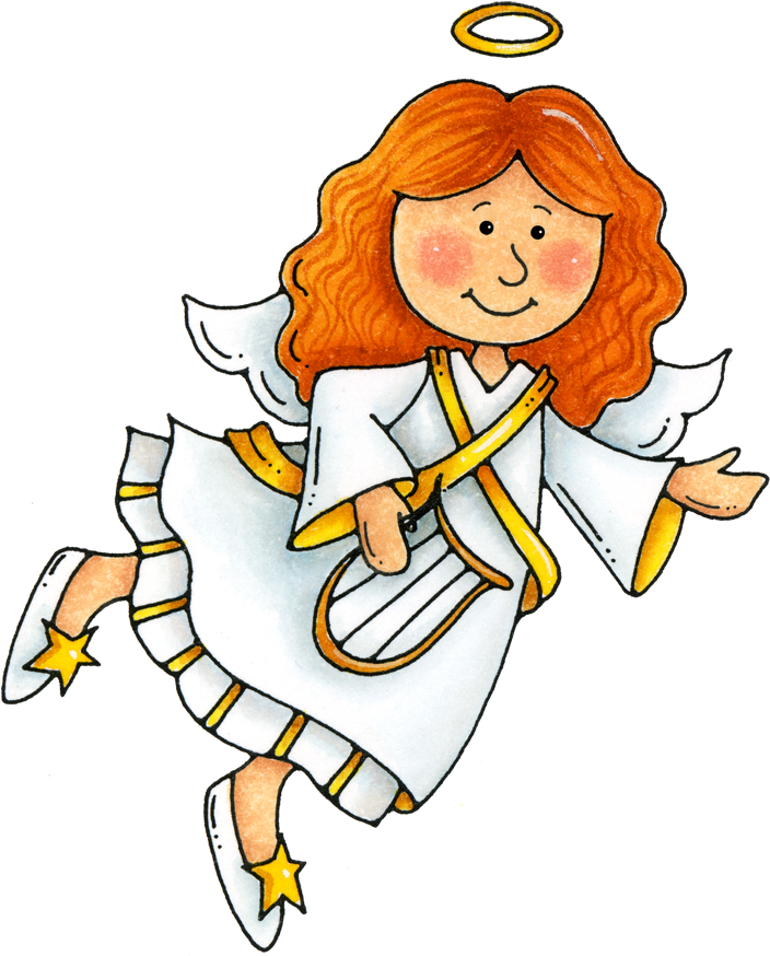 Lunes, 3 De Diciembre De - Angel Nativity Clipart (710x880)