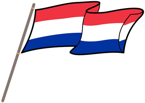 Países Bajos, Bandera, Gráficos - Bandeira Da Holanda Png (480x340)