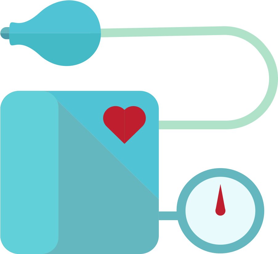Health Checkup - Medidor De Pressão Desenho Png (1000x1000)