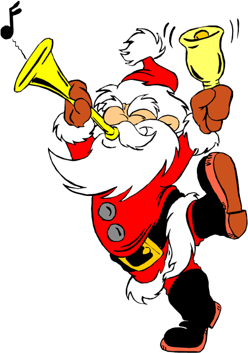 Feliz Navidad - Santa Clip Art Gif (499x704)