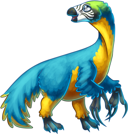 Jurassic July Day - Chibi Therizinosaurus (540x540)