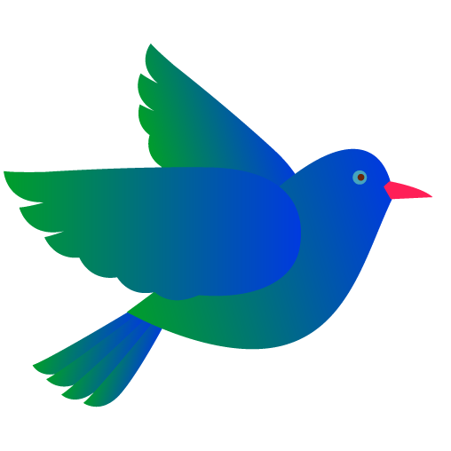 Flying Bird Clip Art Cute - Flying Bird Clipart Transparent (508x508)