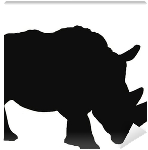 White Rhino Silhouette (400x400)