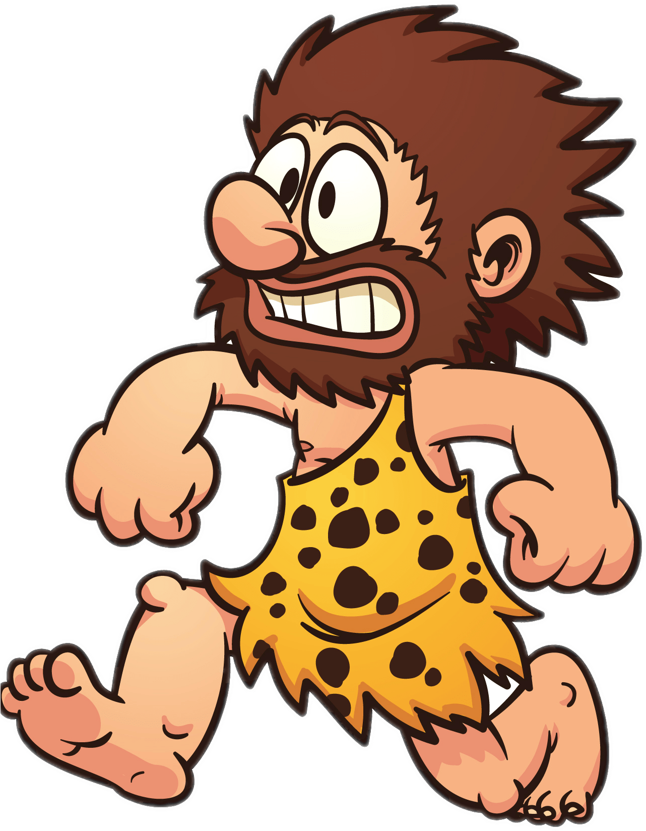 Running Transparent Png Stickpng - Caveman Clipart (1314x1797)