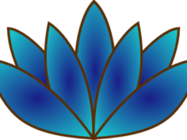 Blue Flower Clipart Lotus - Reiki Flower (640x480)