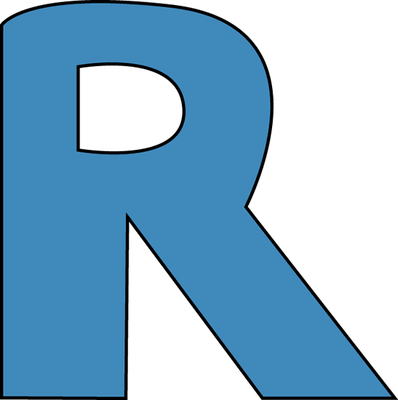 Letter-r - Png R Clipart Letter (398x400)