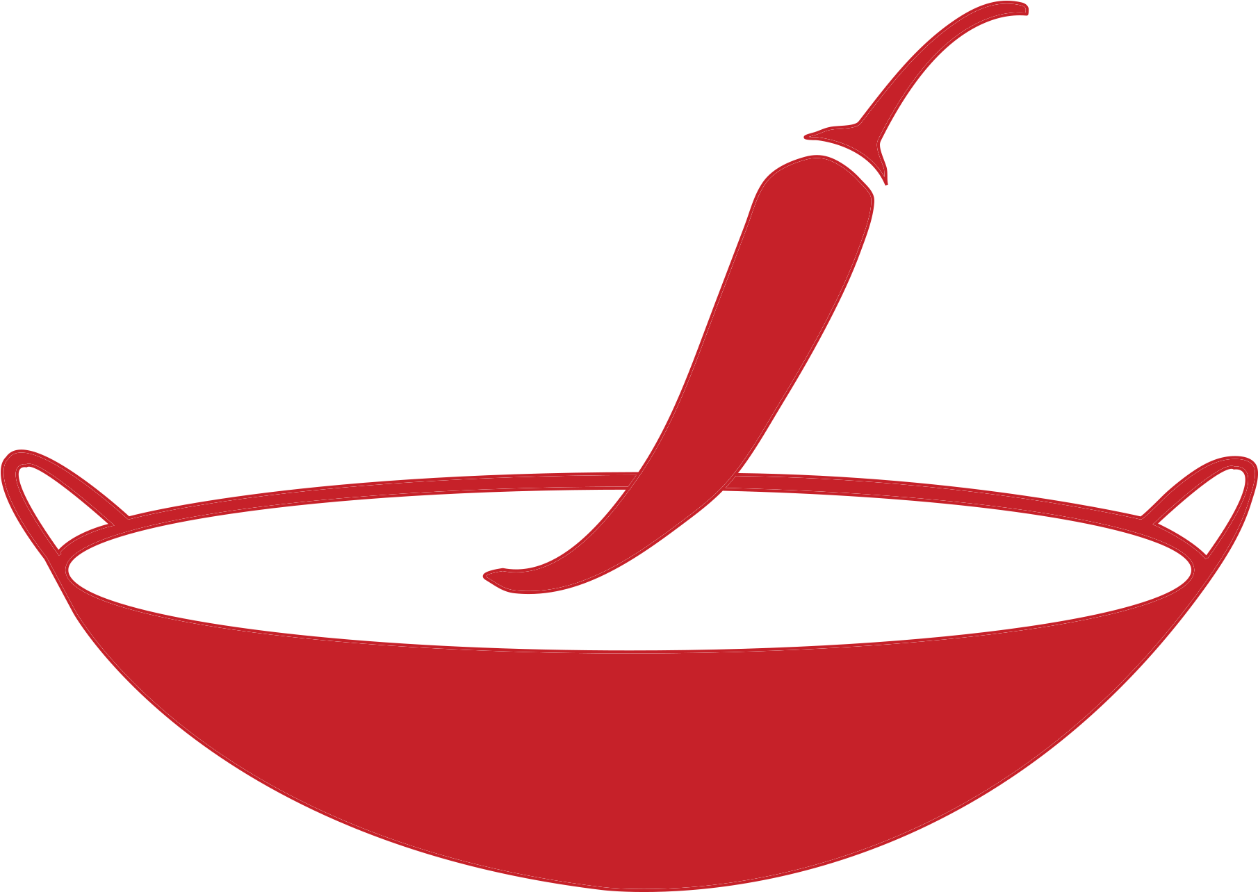 Reservations - Chinese Wok Clipart (1883x1381)