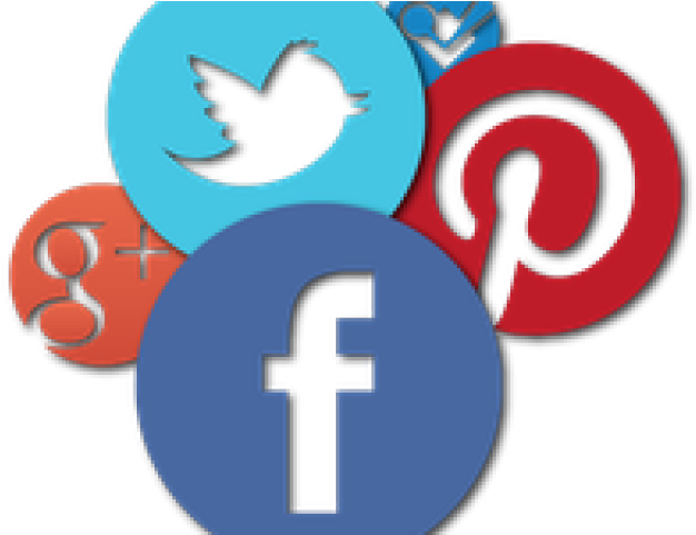 Bridge Clipart Social Media - Transparent Background Circle Social Media Icons (626x481)