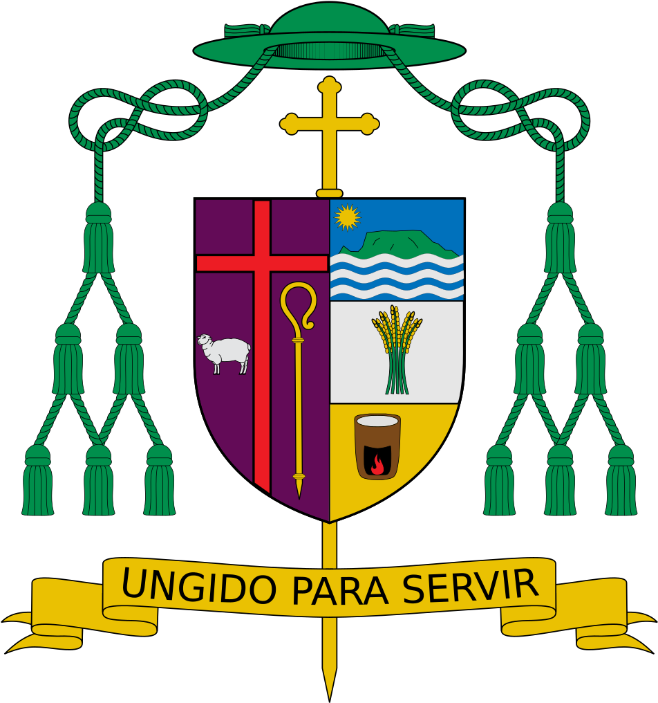 Coat Of Arms Of Bishop Diomedes Espinal - Bishop Oscar Jaime Florencio Coat Of Arms (961x1024)