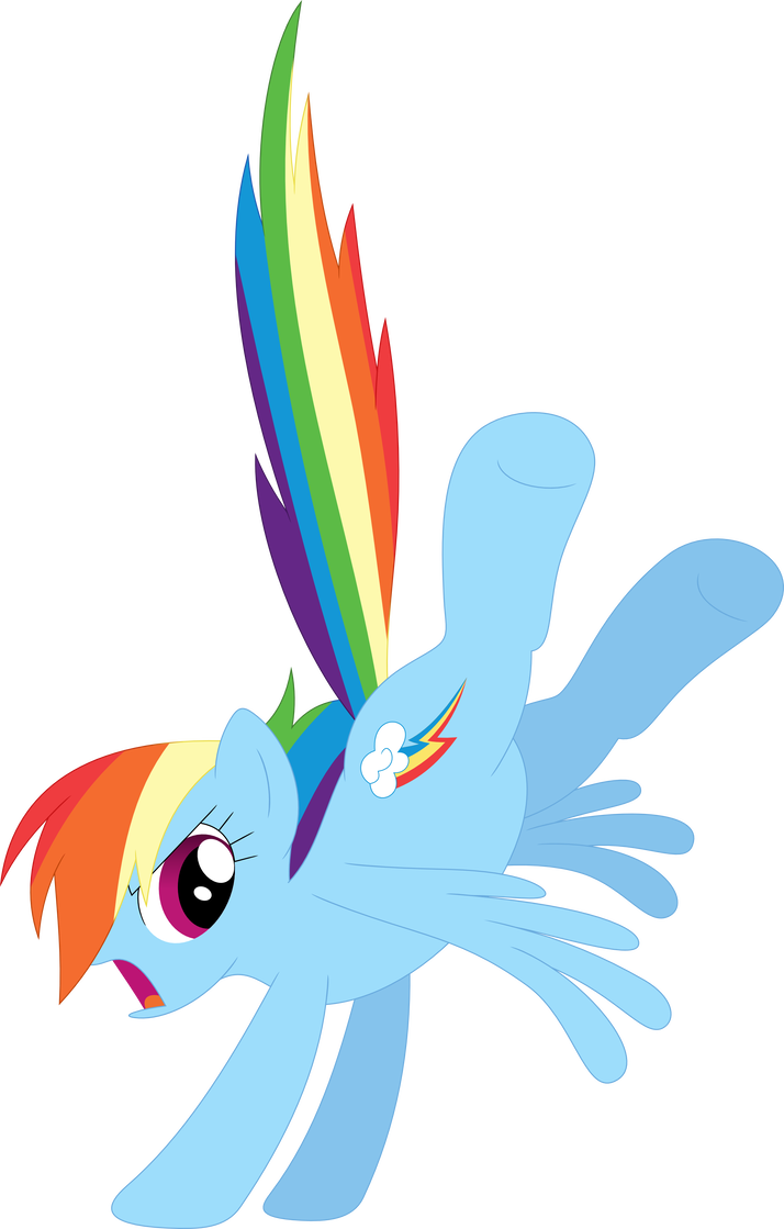 Rainbow Power Kick By Porygon2z - Illustration (714x1119)
