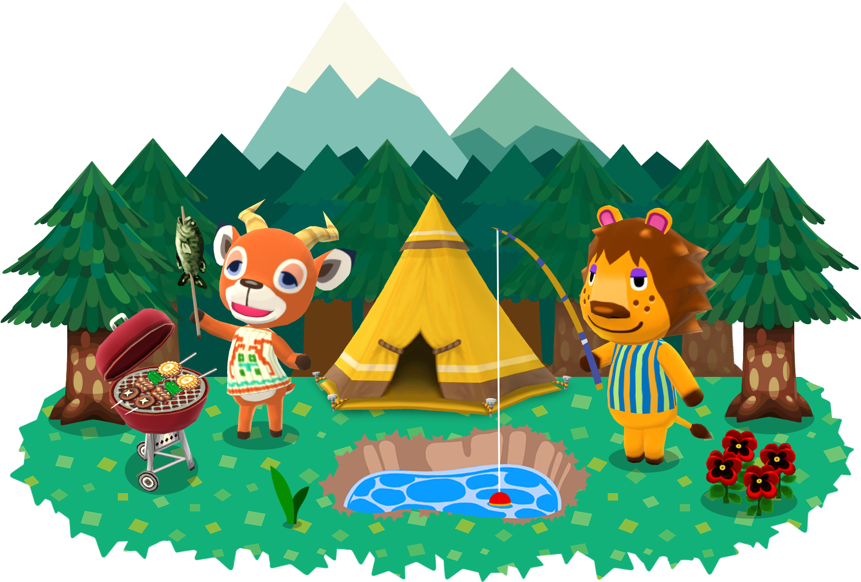 Crossing pocket camp