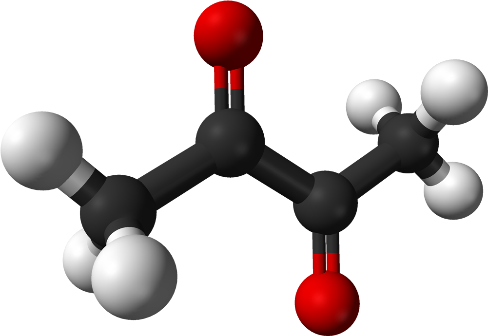 Diacetyl Molecule - Diacetyl In Vape (1100x789)