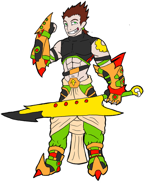 Archangel Mode By Brutal-blaze - Cartoon (870x919)