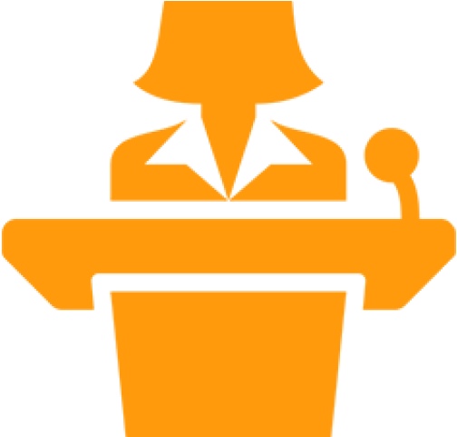 Motivational Clipart Motivational Speaker - Oral Presentation Png (640x480)