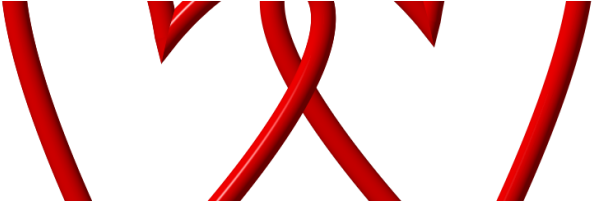 Double Heart Clipart - Double Heart Clipart (600x200)