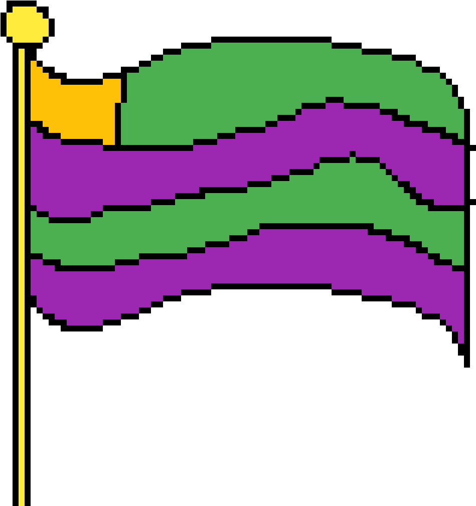 Alien Flag By Dancer-boy - Mario Flag (1200x1200)