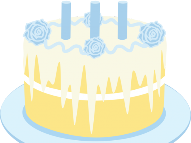 Vanilla Clipart Cake - Birthday Cake (640x480)