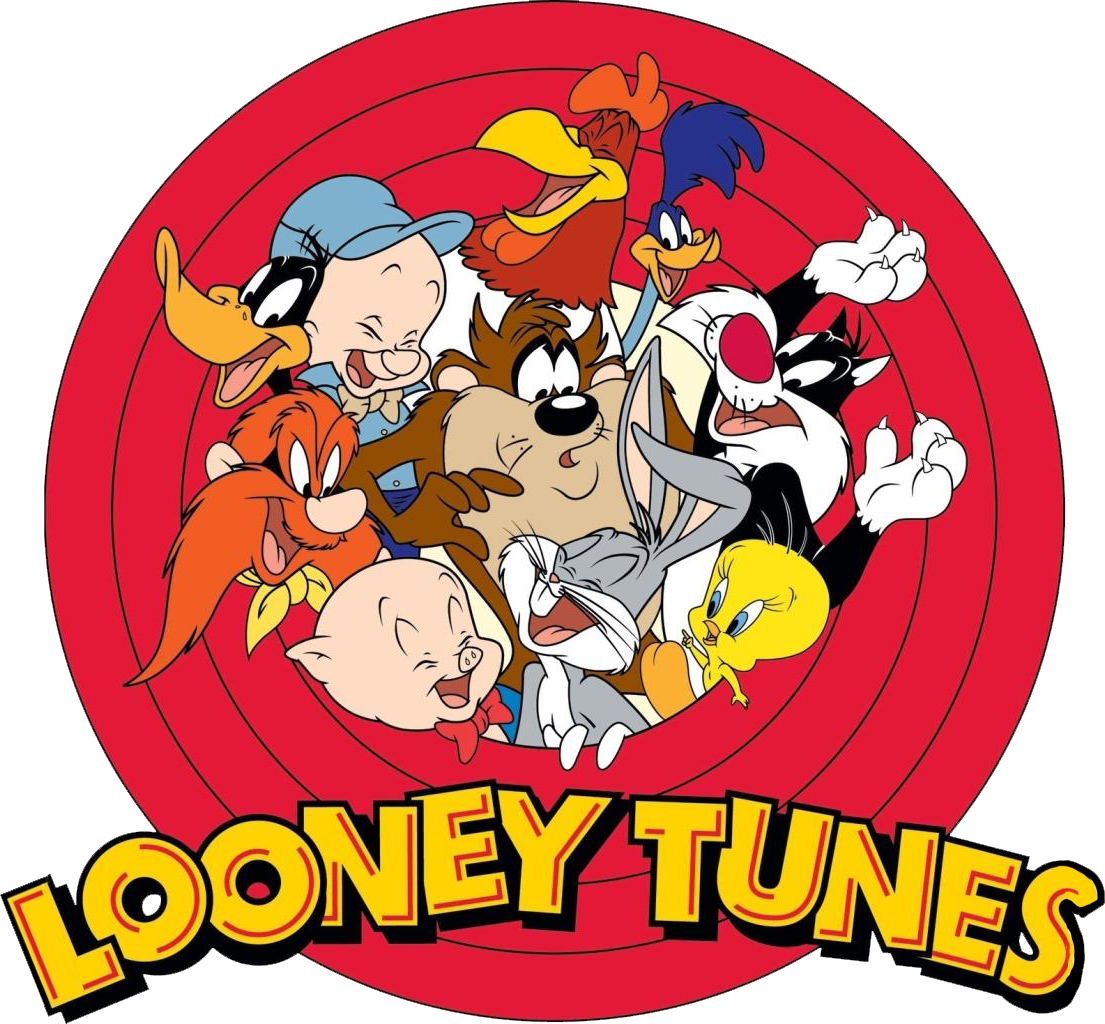 Chiamami David Crockett - Looney Tunes Characters Logo (1105x1024)