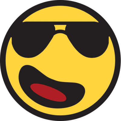 Sunglasses Emoji Simple Png Images - Facebook Emoji Glasses (400x400)