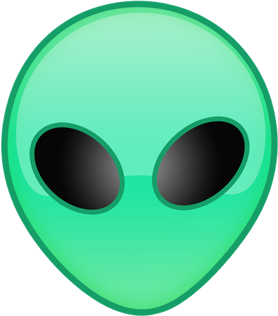 Free Alien Emoji - Emoji De Alien Png (480x491)