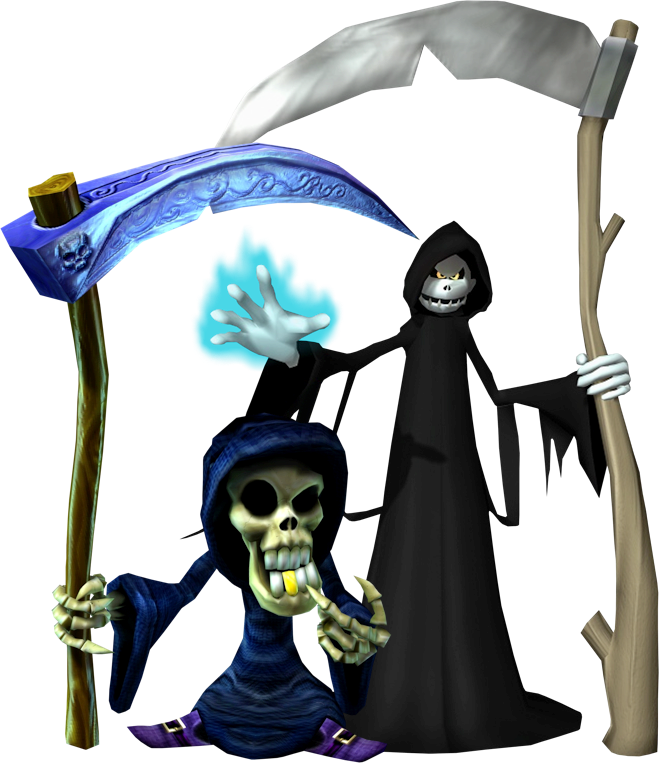 Reaper Clipart Demise - Conker Bad Fur Day Png (660x764)