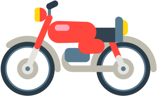 Mozilla Firefox Os - Motorcycle Emoji Png (512x512)
