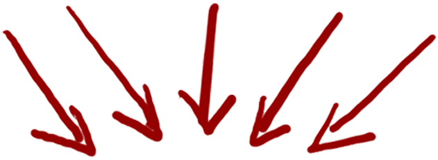 Morgan Had Severe Lower-back Pain And Pain Radiating - Hand Drawn Down Arrow (672x323)