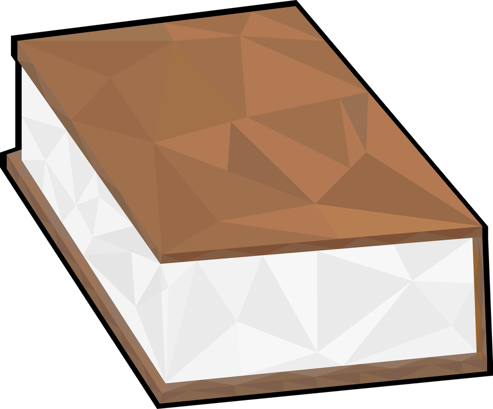 Low Poly Book By Rabiidfurball - Plywood (981x815)