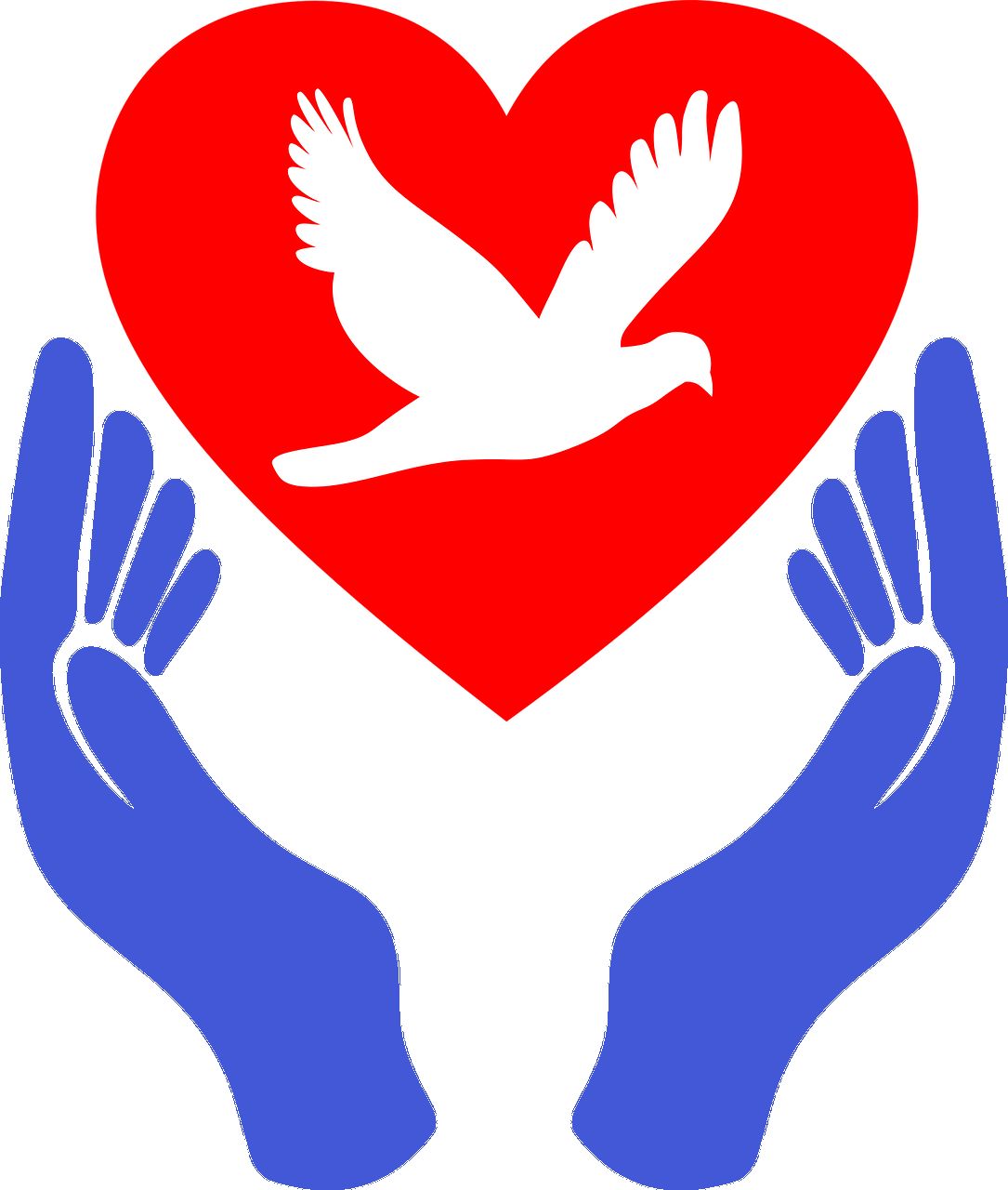Prayer For The Us And The World - Symbols Of Love And Peace (1085x1280)