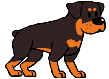 Rottweiler Png - Fallout Shelter Dog (400x300)