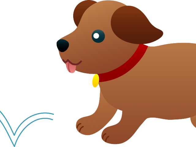 Chase Clipart Fetch - Puppy Chasing A Ball (640x480)