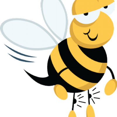 Bee Design Clipart - Honeybee (400x400)