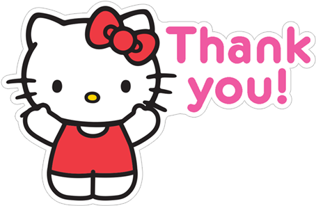 Viber Sticker «hello Kitty Summer» - Hello Kitty (490x317)