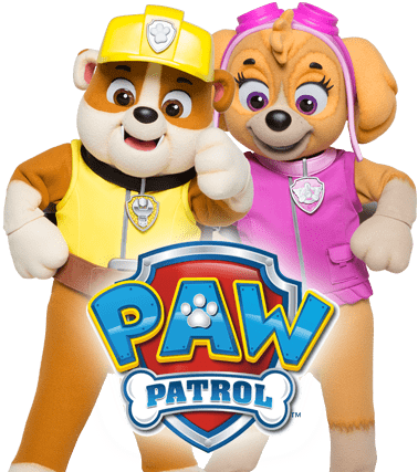 Join Skye And Rubble For A Photo In Centre Court On - Vector Paw Patrol Logo (400x430)