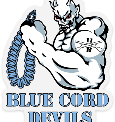 Blue Cord Devils - Cartoon (400x400)