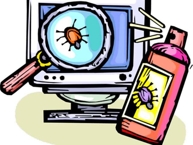 Virus Clipart Komputer - Virus Clipart Komputer (640x480)