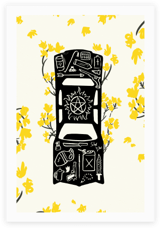 The Winchester Impala Poster - Chevrolet Impala (484x484)