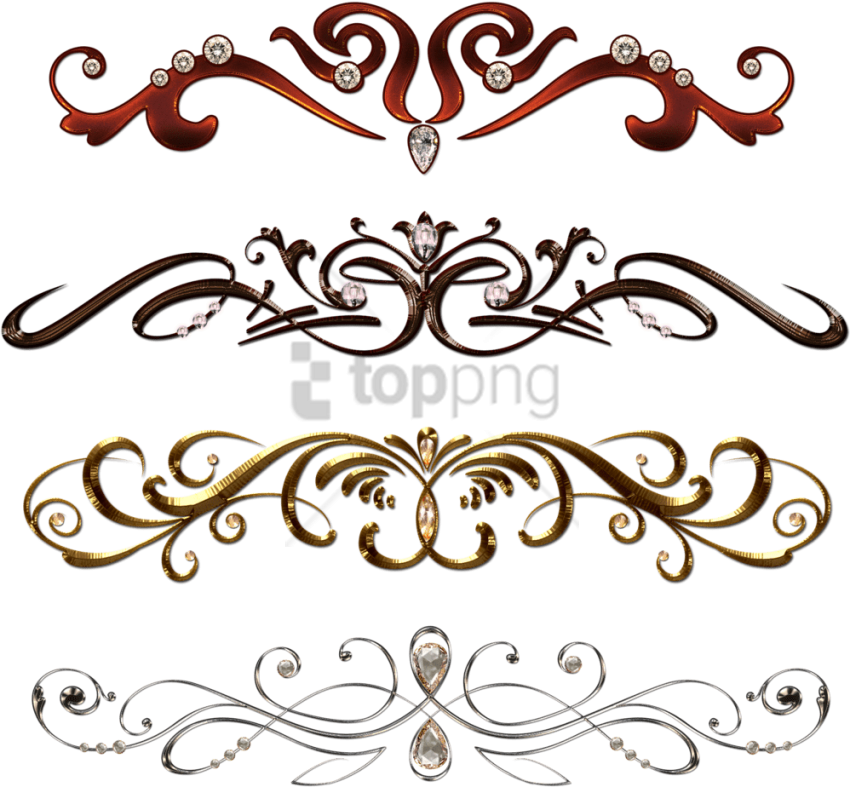 Free Png Download Vintage Border Pattern Png Images - Vintage Border Patterns Png (850x787)