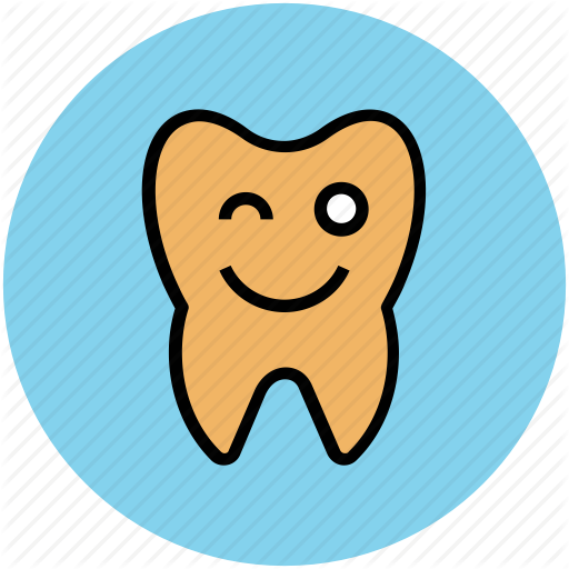 512 X 512 1 - Png Vector Tooth Cartoon (512x512)