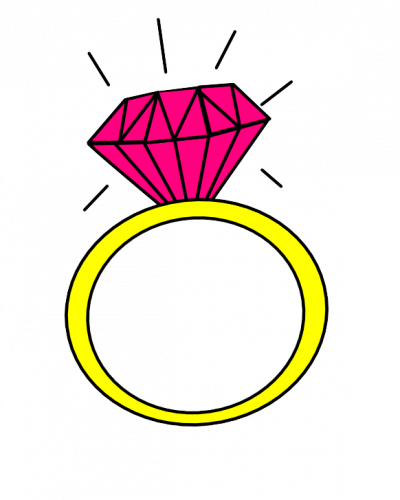 Sale - Png Wedding Diamond Ring Clipart (400x500)